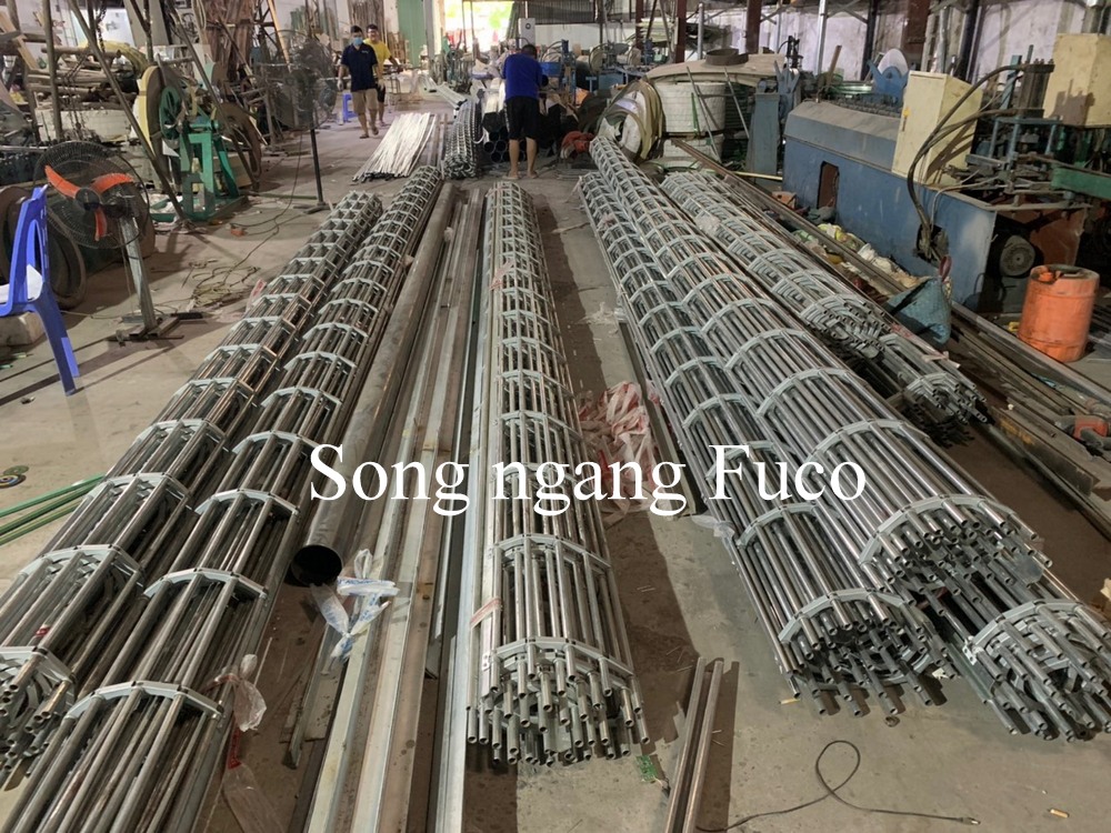 Cửa Cuốn Song Ngang Sơn Tĩnh Điên, Cửa cuốn song ngang sơn tĩnh điện ống tròn phi 21 dầy 1.3ly