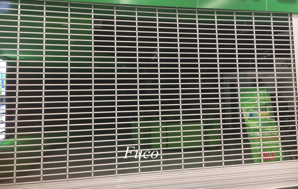 Cửa cuốn song sắt, báo giá cửa cuốn song ngang