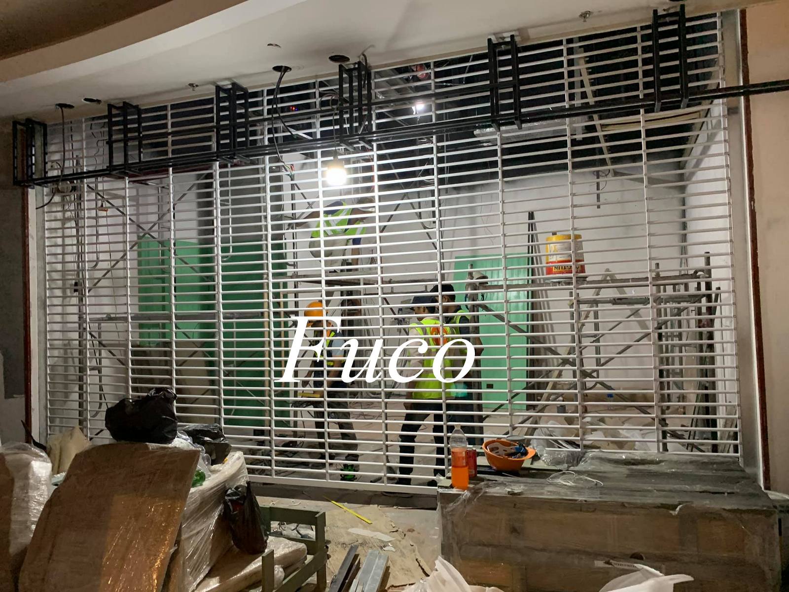 Cửa cuốn song sắt, báo giá cửa cuốn song ngang