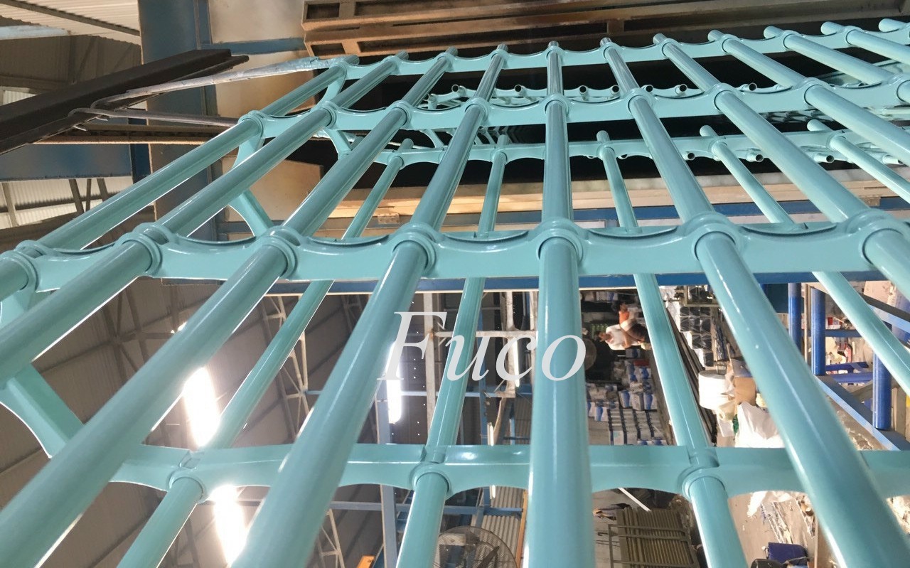 Cửa cuốn song ngang bằng vật liệu inox cửa cuốn đài loan.
