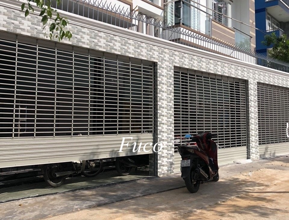 Các loại cửa cuốn song ngang với chất liệu thép sơn tĩnh điện