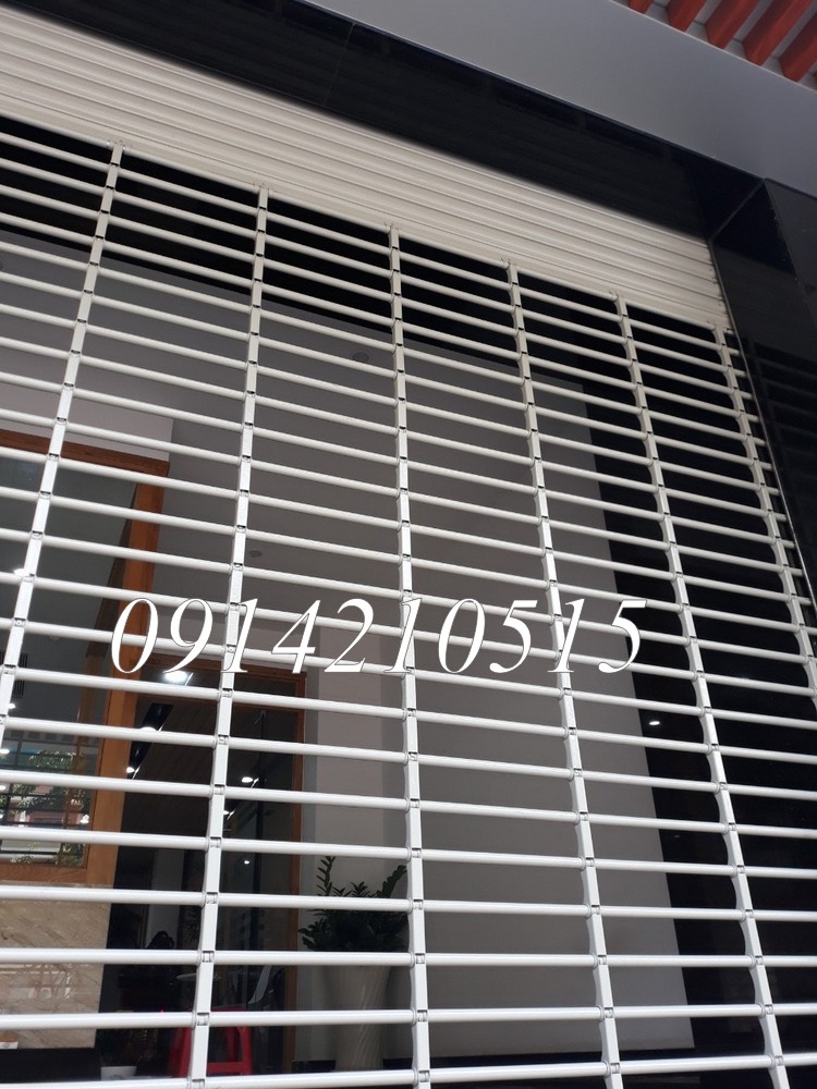 Song ngang sơn tĩnh điện phi 19, cửa cuốn song ngang sắt