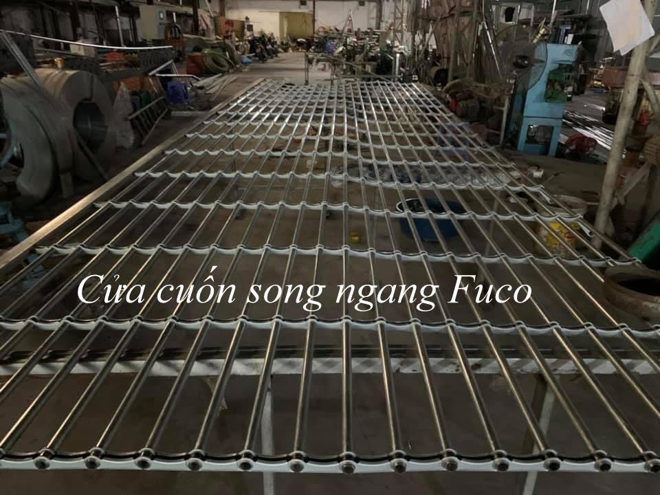 cửa cuốn song ngang sơn tĩnh điện