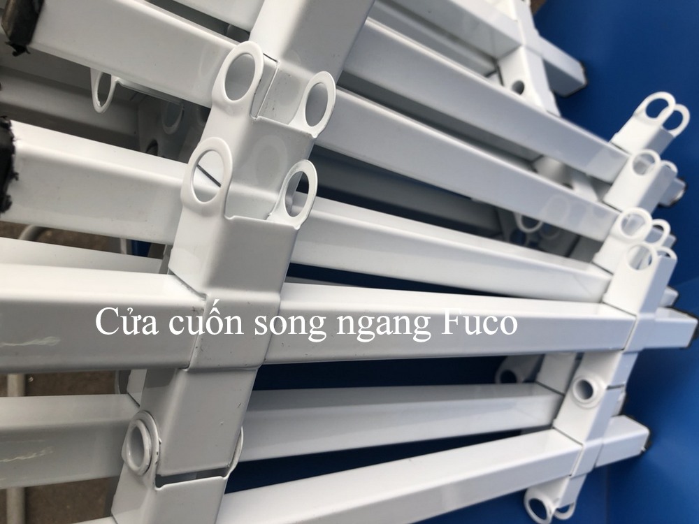 Cửa cuốn song ngang sơn tĩnh điện