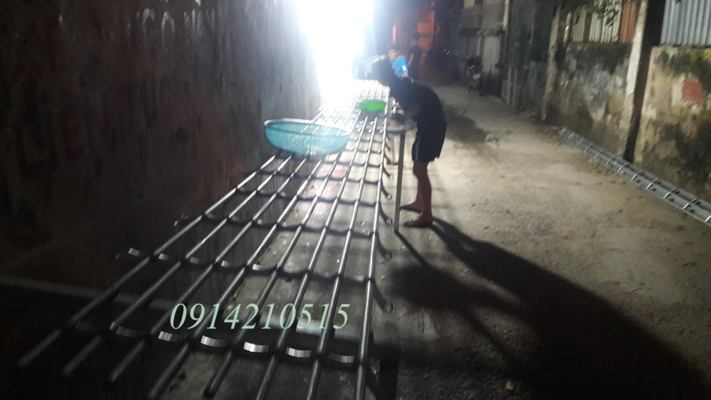 cửa cuốn song ngang sơn tĩnh điện aeon mall