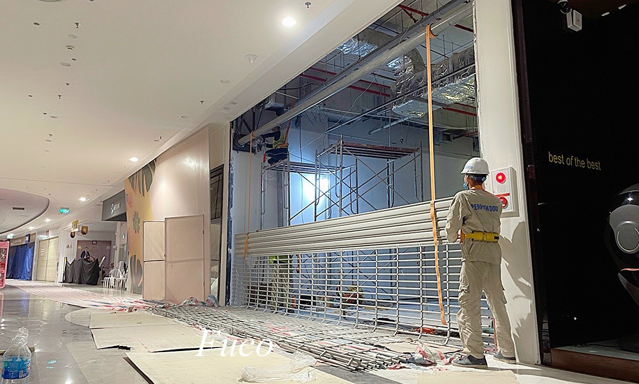Cửa cuốn Lưới Sơn Tĩnh Điện, cửa cuốn mắt võng