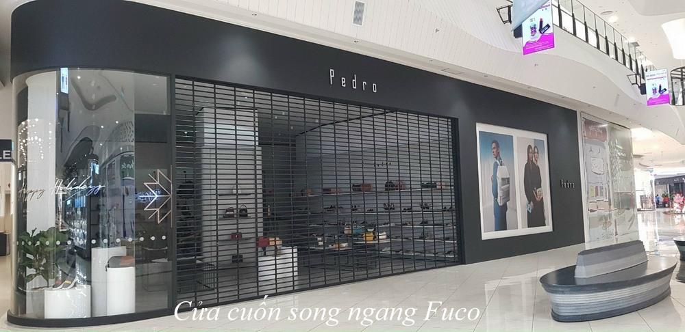 cửa cuốn song ngang sơn tĩnh điện