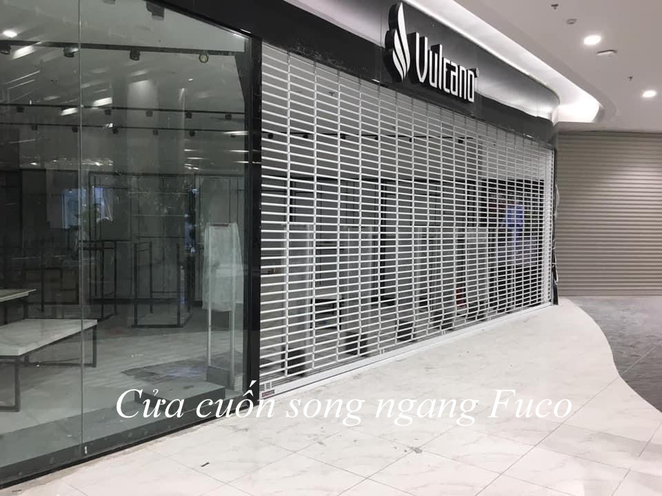 cửa cuốn song ngang sơn tĩnh điện