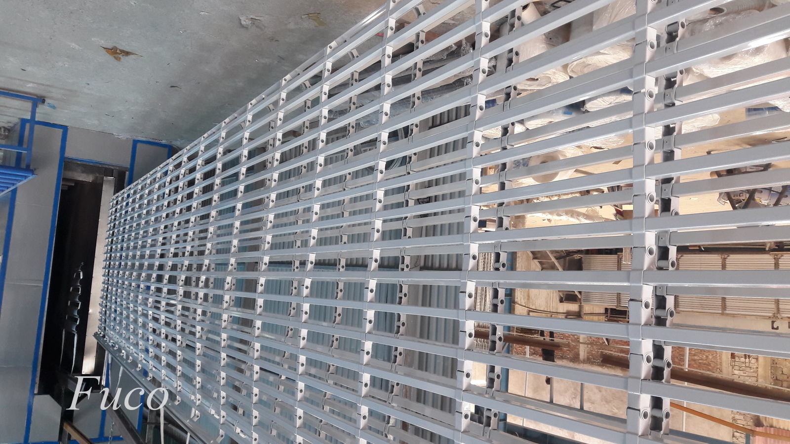 Cửa cuốn song ngang sơn tĩnh điện, cửa cuốn song ngang