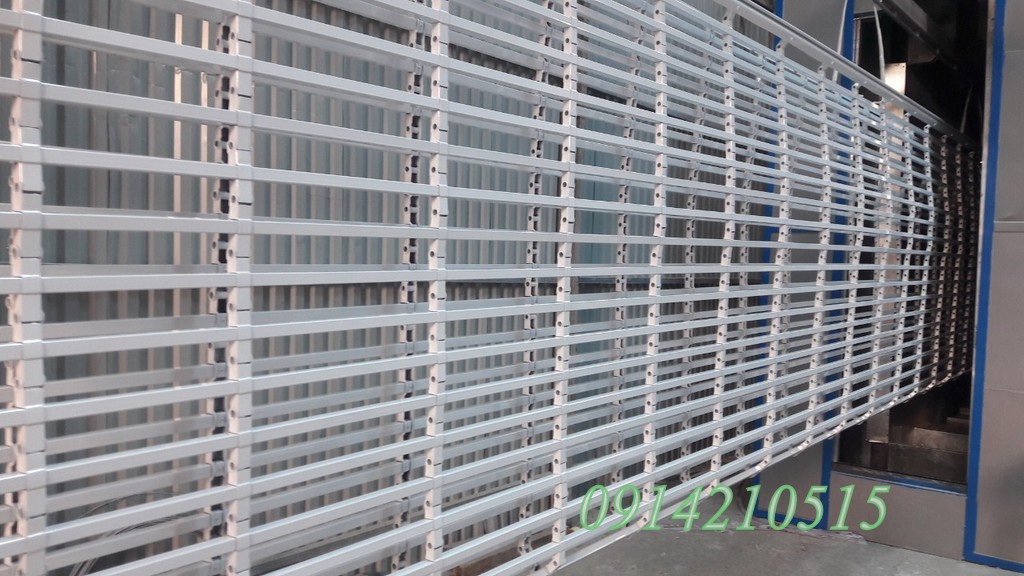 Báo giá cửa cuốn lưới song ngang sơn tĩnh điện cao cấp