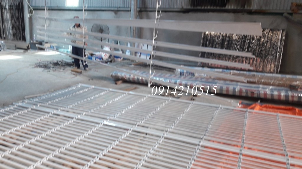 Cửa Cuốn Song Vuông Sơn Tĩnh Điện