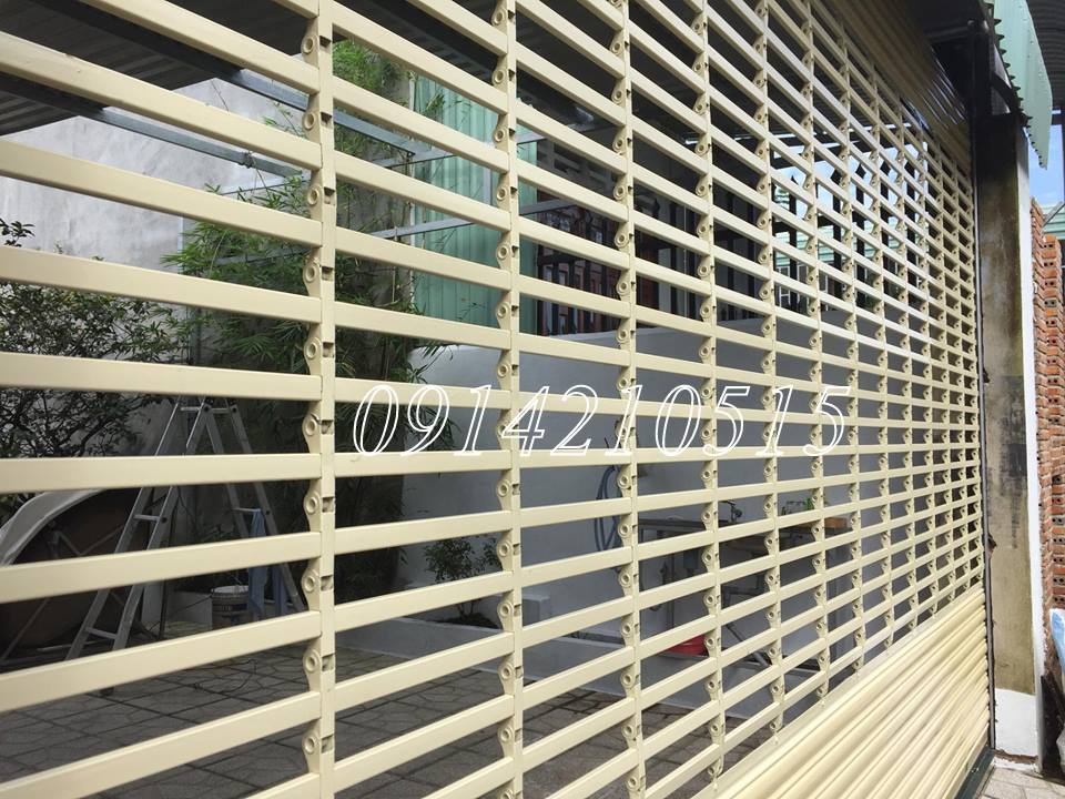 Báo giá cửa cuốn khớp thoáng