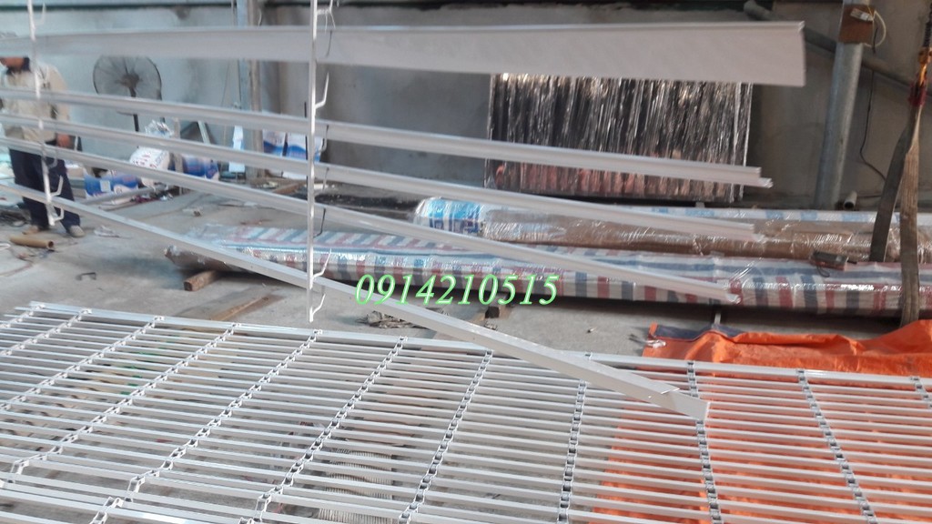 Cửa cuốn song ngang sơn tĩnh điện