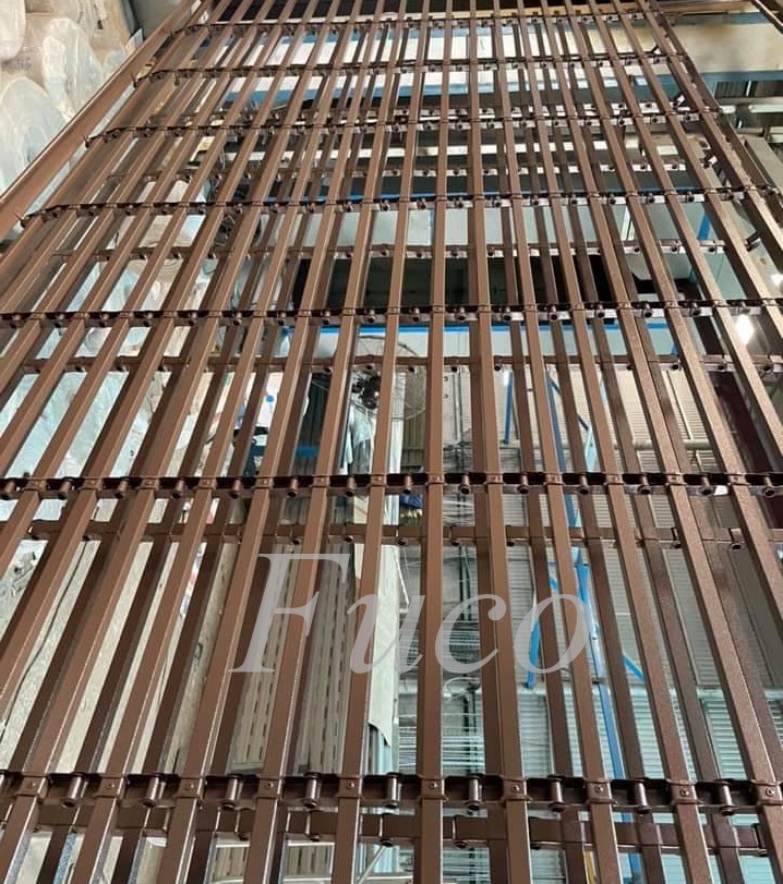 Cửa cuốn song ngang sơn tĩnh điện, cửa cuốn song ngang