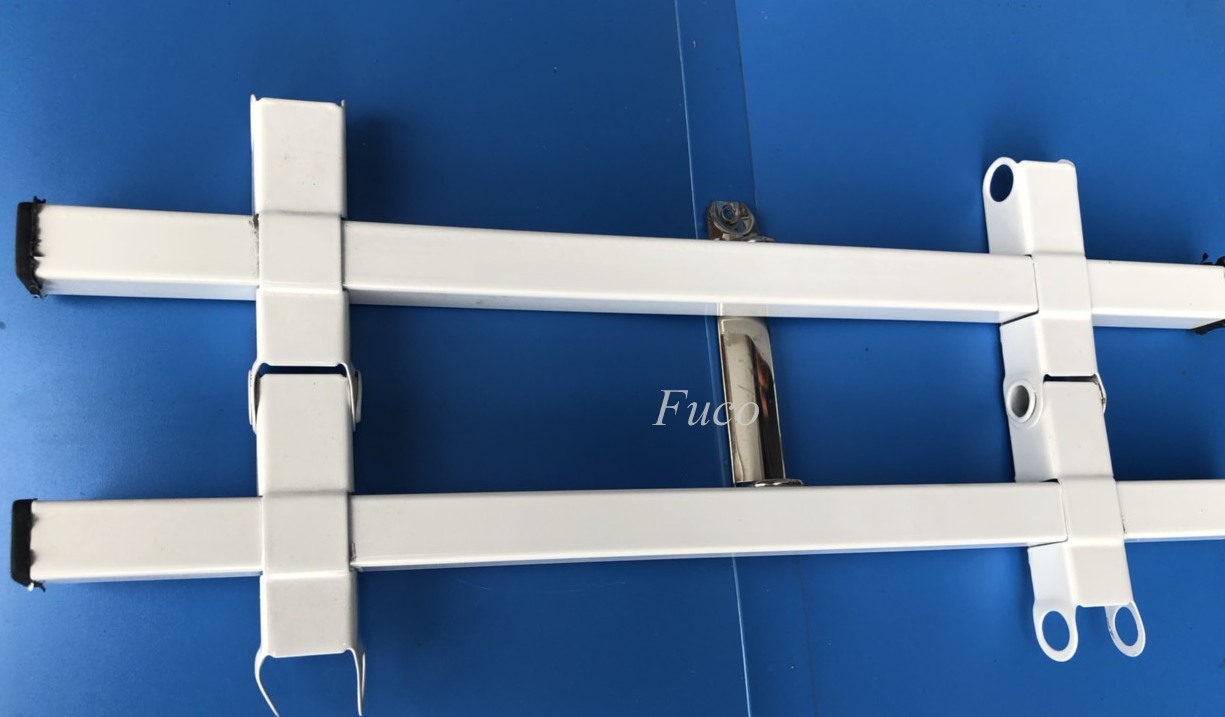 cửa cuốn song ngang hộp 20x20, sơn tĩnh điện