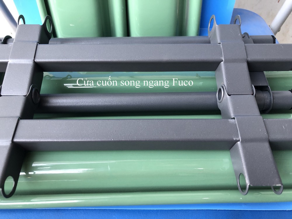 Cửa cuốn song ngang sơn tĩnh điện, cửa cuốn song ngang