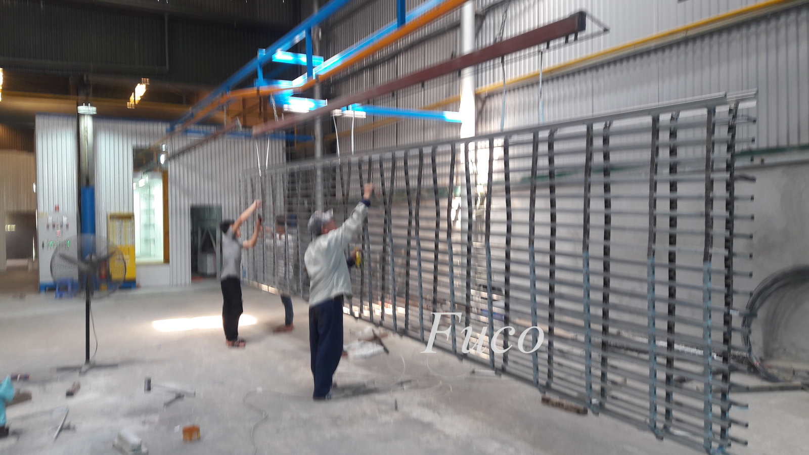 Cửa cuốn song ngang sơn tĩnh điện, cửa cuốn song ngang