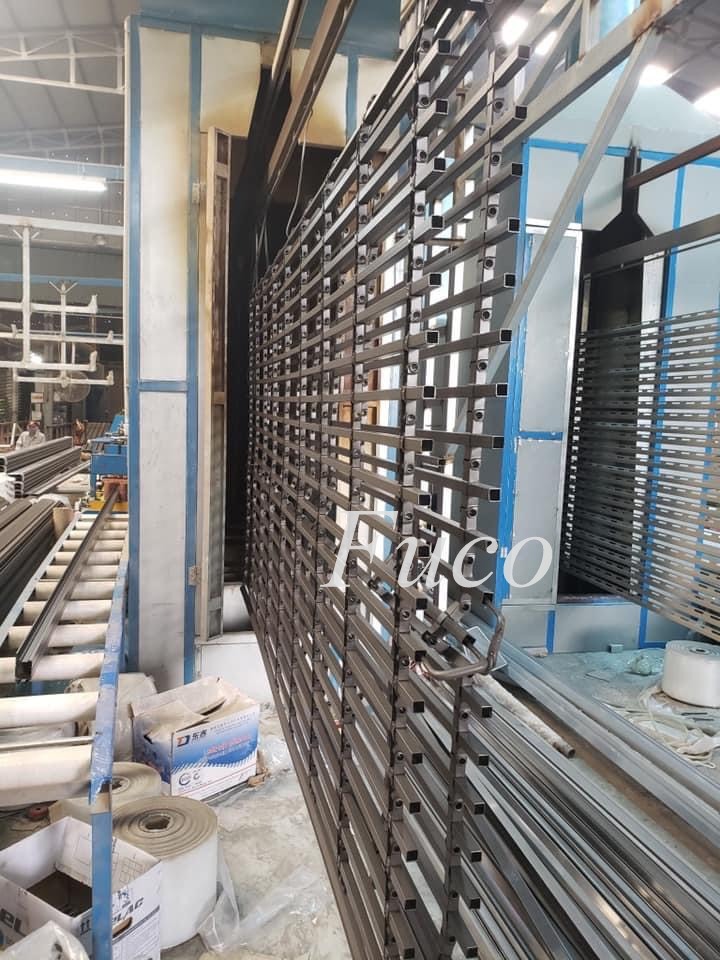 Cửa cuốn song ngang sơn tĩnh điện, cửa cuốn song ngang