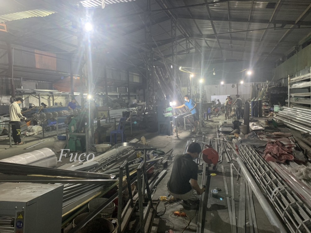 Cửa cuốn song ngang sơn tĩnh điện