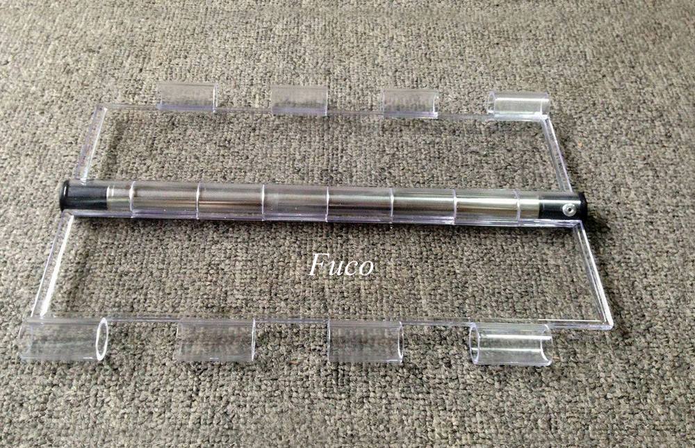 cửa cuốn trong suốt ống inox