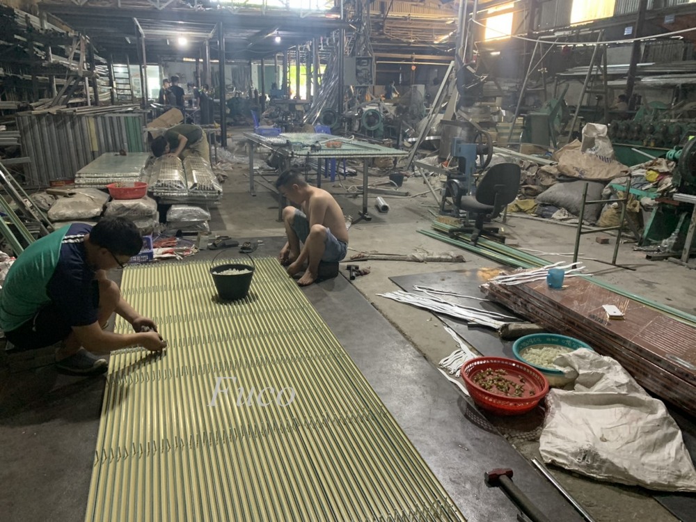 Cách làm cửa xếp  u đúc