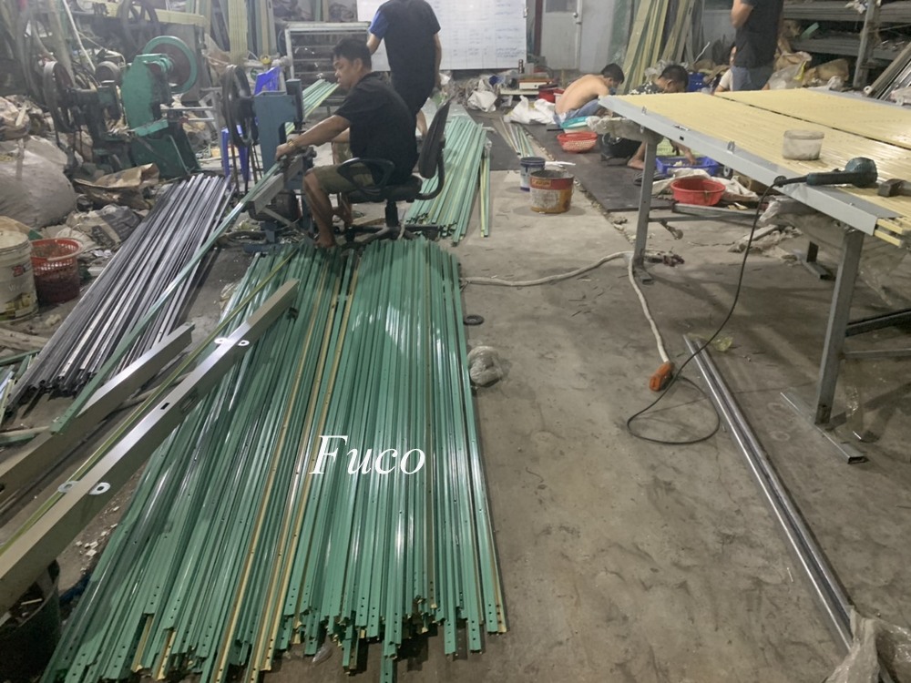 Cách làm cửa xếp  u đúc, Cách làm cửa xếp  đài loan