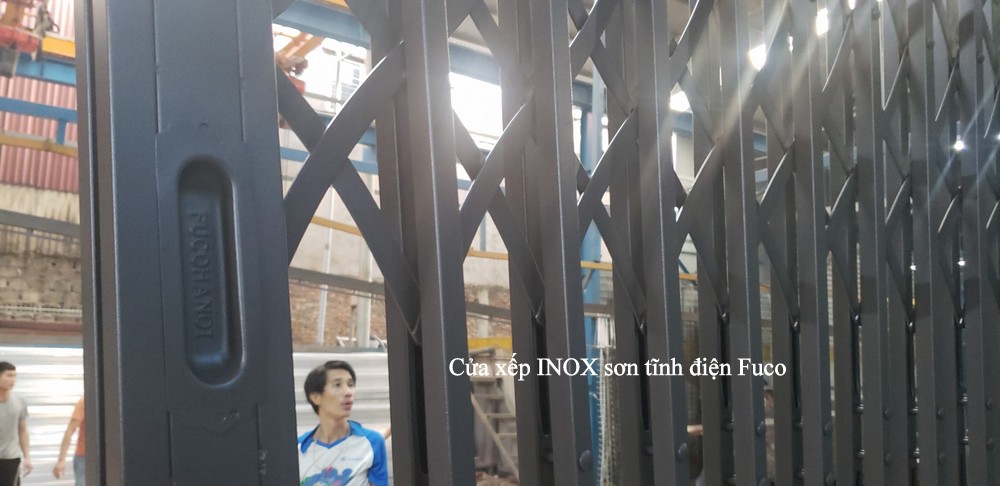 Cửa xếp hộp kẽm, giá cửa xếp cao cấp