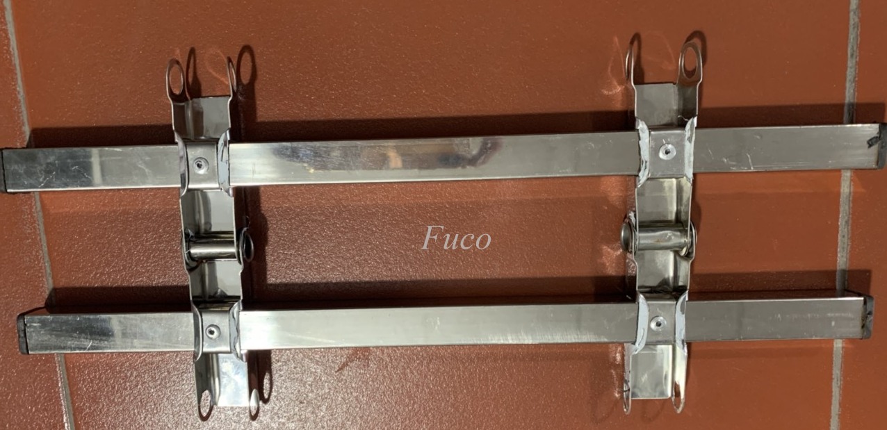 Báo giá cửa cuốn song ngang, Cửa cuốn song ngang hộp 20x20 INOX 304