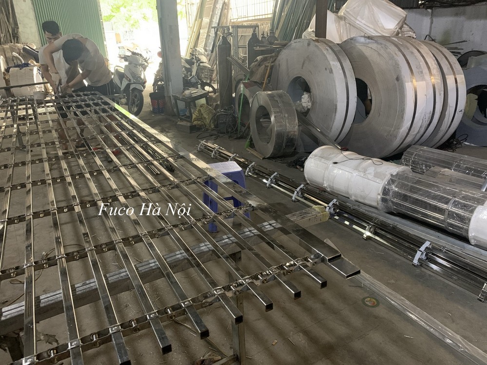 BÁO GIÁ Cửa Cuốn Song Ngang Inox 2021