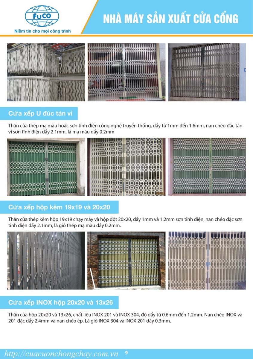 Cửa xếp INOX