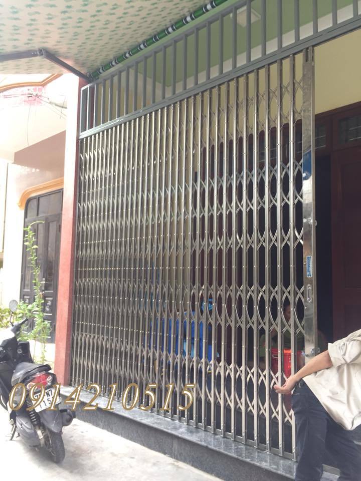 Báo giá cửa xếp inox tại hà nội, Giá cửa INOX