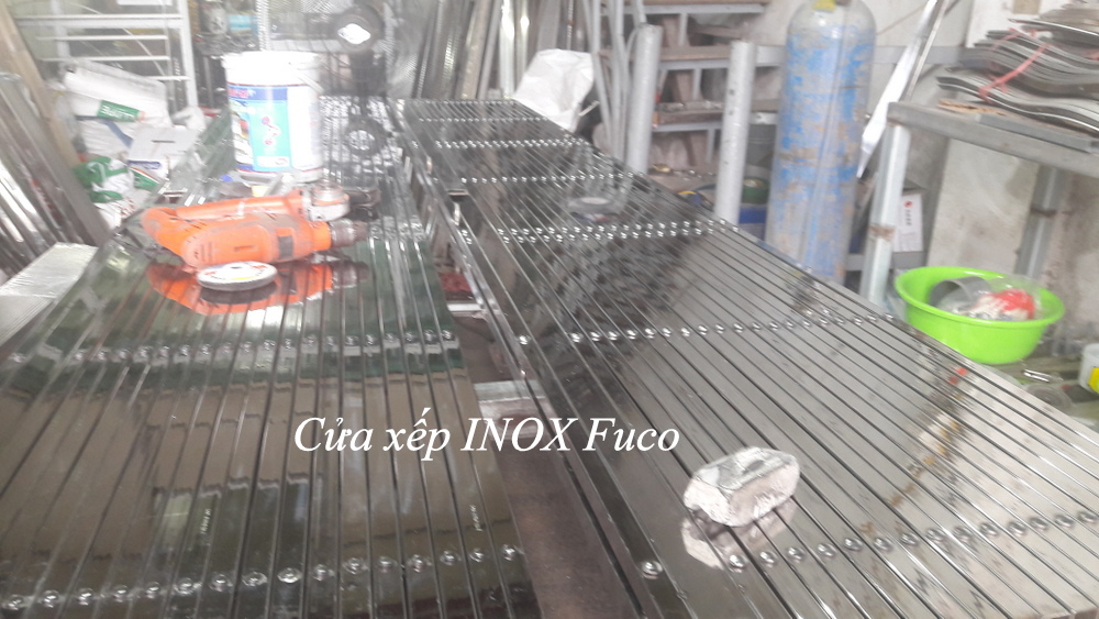 Bảng giá cửa xếp INOX Fuco