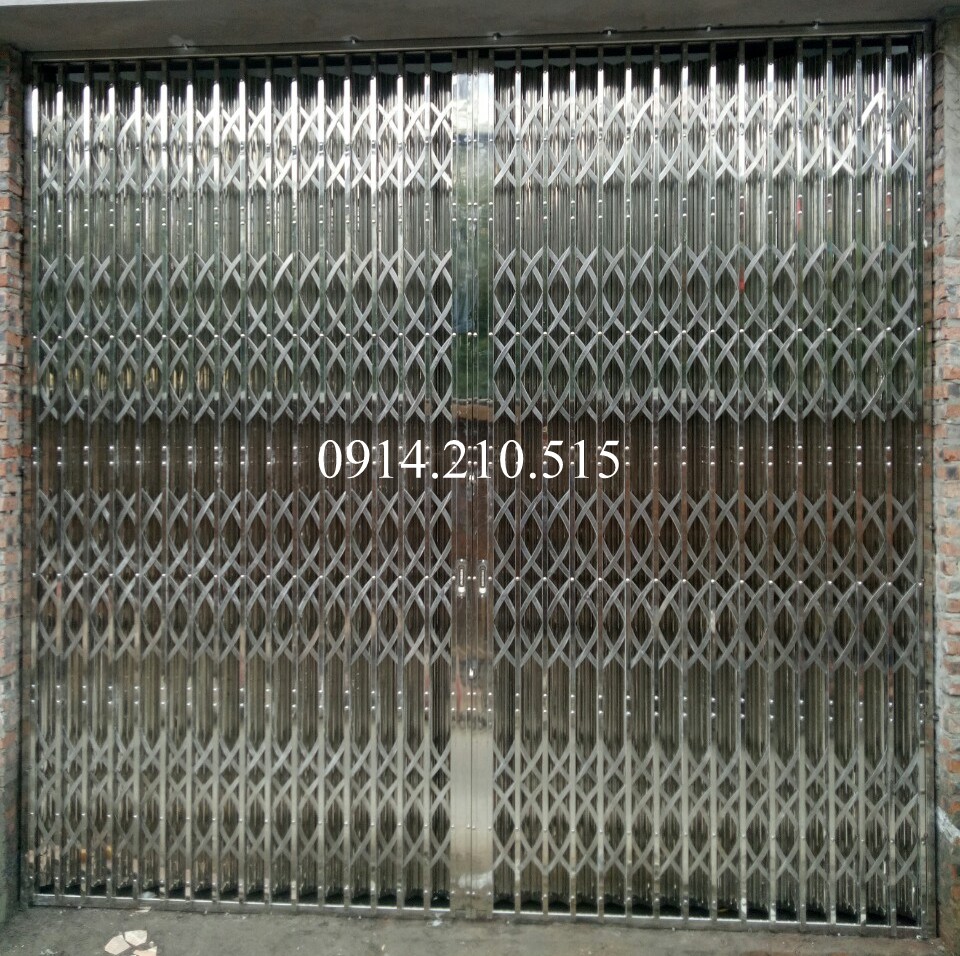 Báo giá cửa xếp inox tại hà nội, Giá cửa INOX