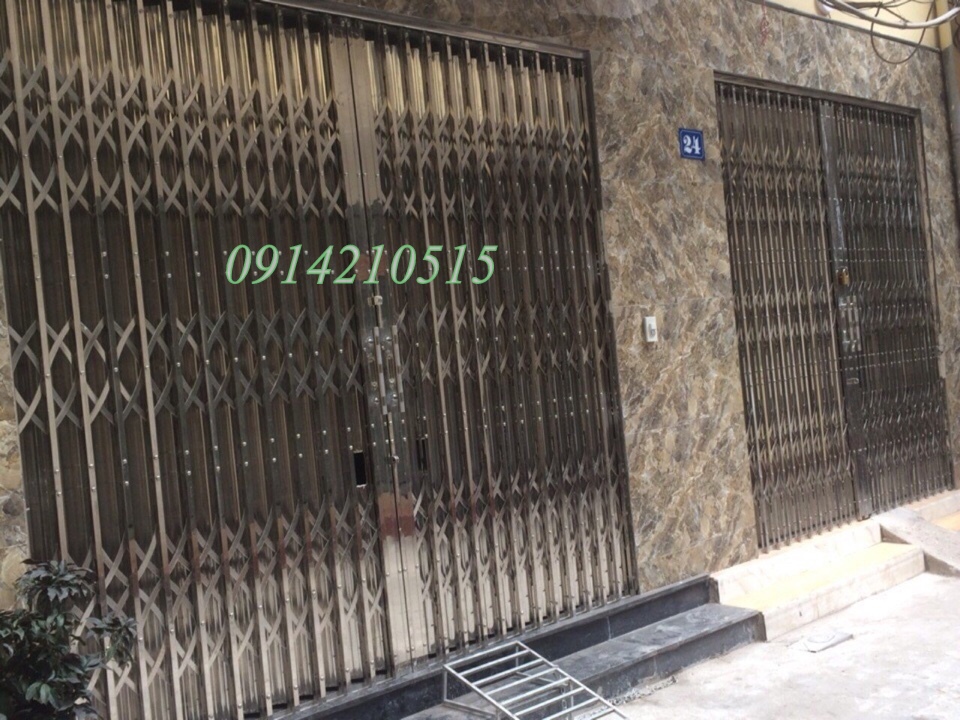 Báo giá cửa xếp INOX tại Hà Nội 