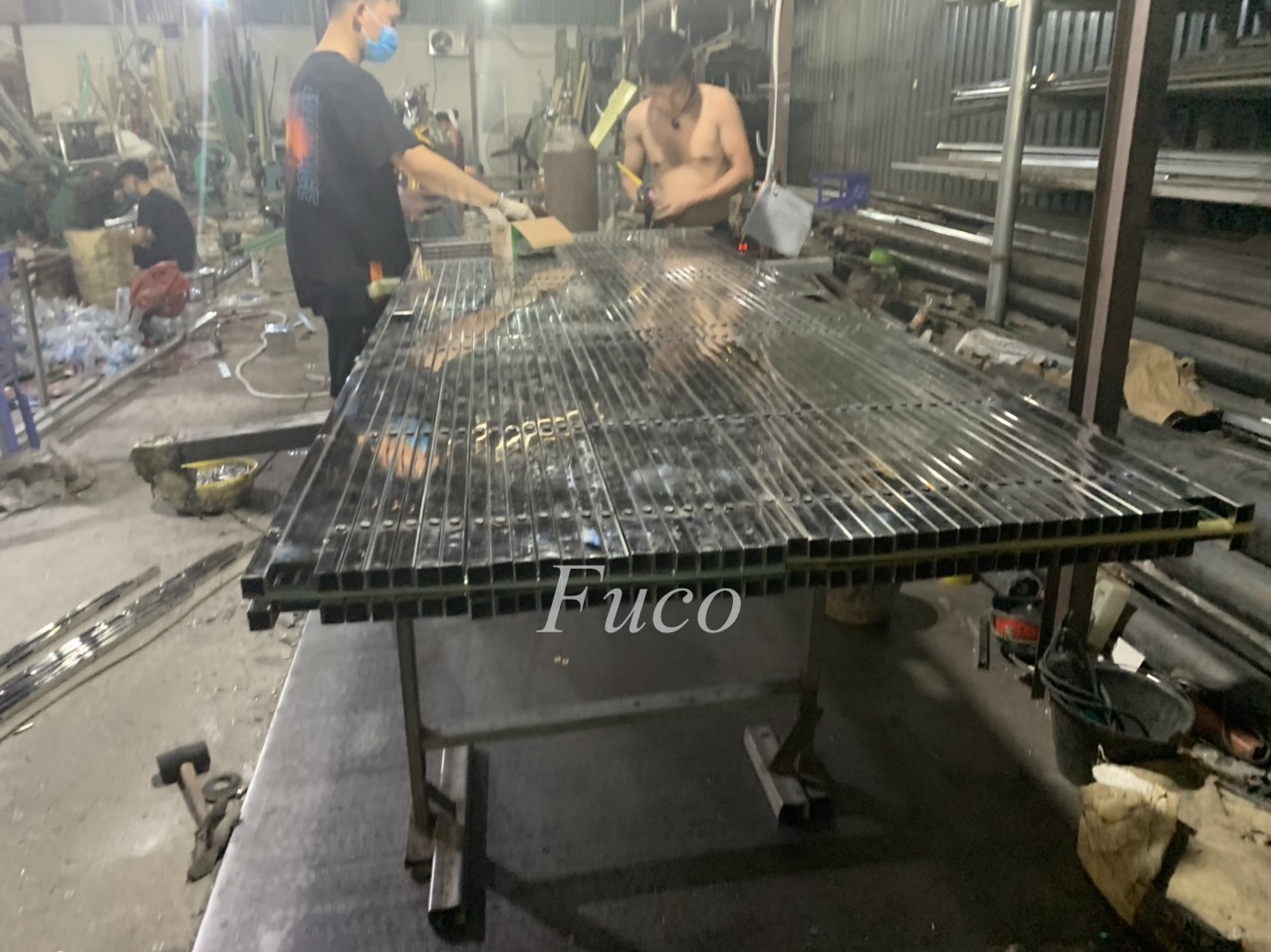 Cửa xếp, cửa kéo inox 304 tại Khánh Hòa