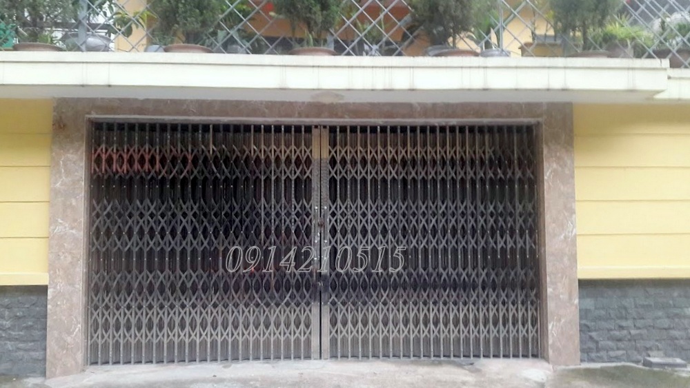 Cửa xếp INOX Hộp 304