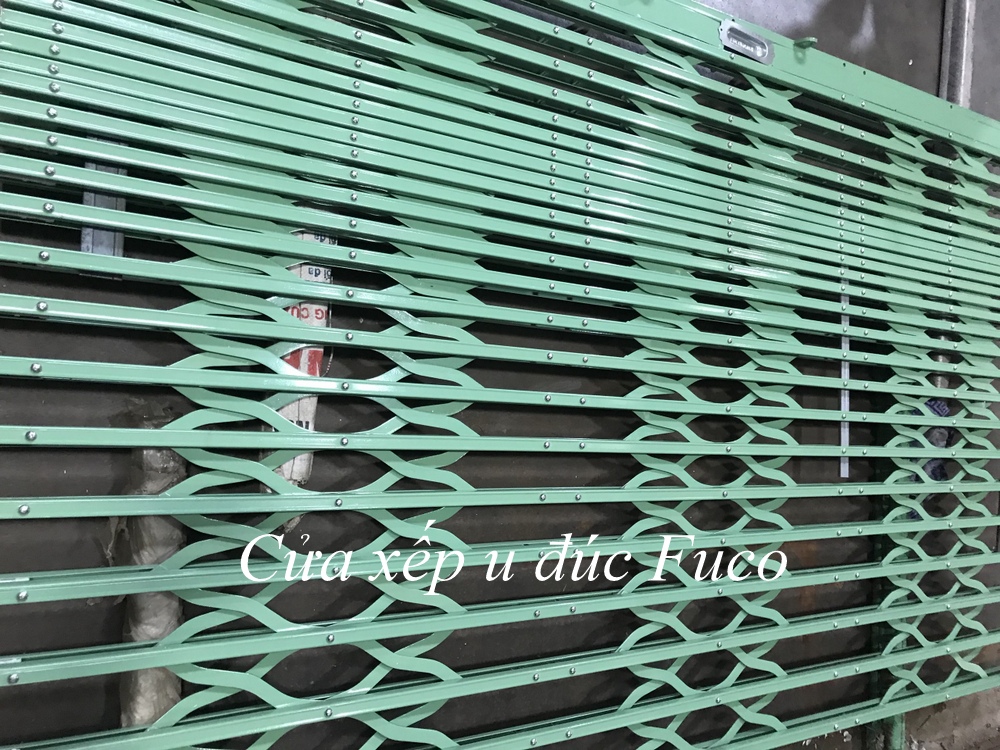 Báo giá cửa xếp U Đúc tán vỉ 