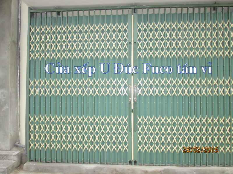 Báo giá cửa xếp U Đúc tại Hà Nội