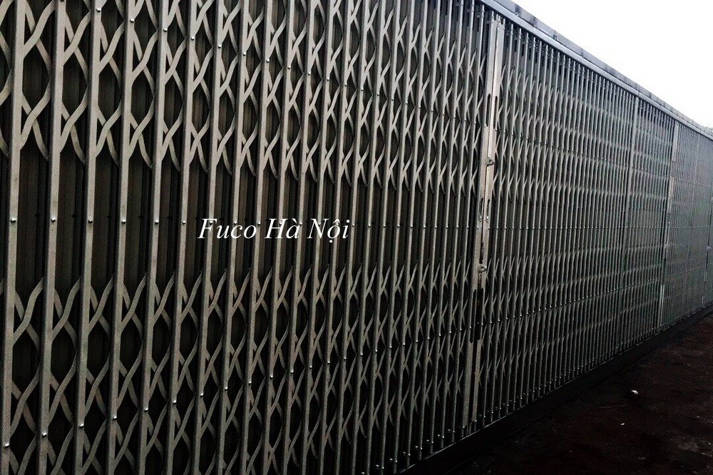 Cửa sắt xếp kéo sơn tĩnh điện