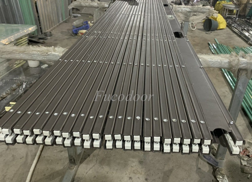 Cửa sắt xếp kéo sơn tĩnh điện
