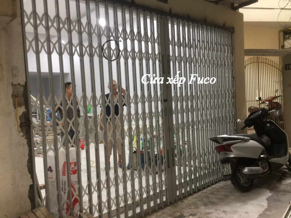Cửa xếp U Đúc không lá