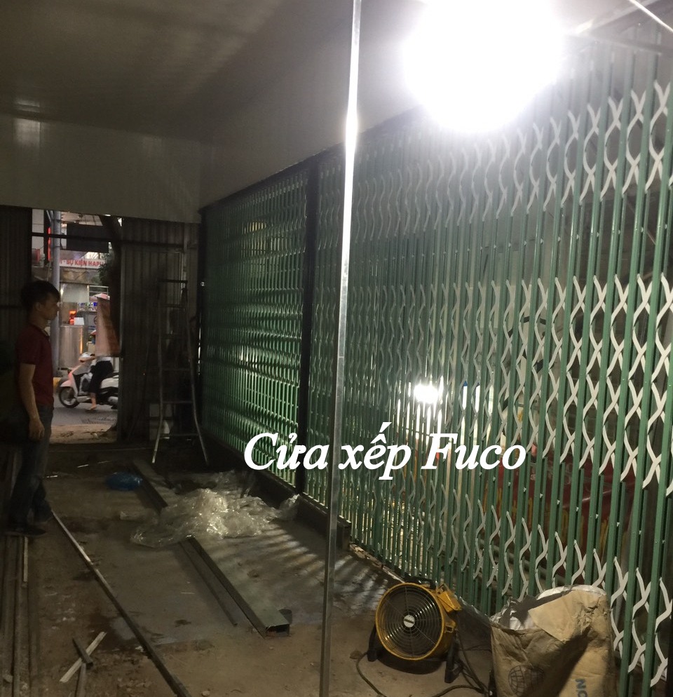 Cửa xếp U Đúc không lá
