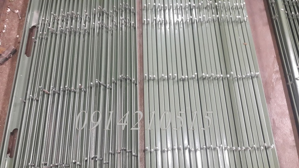 Cửa xếp U Đúc thép mạ màu, Cua xep Fuco
