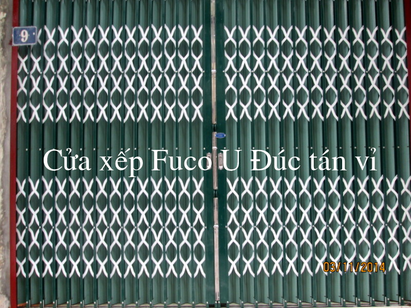 Báo giá cửa xếp U Đúc tán vỉ 