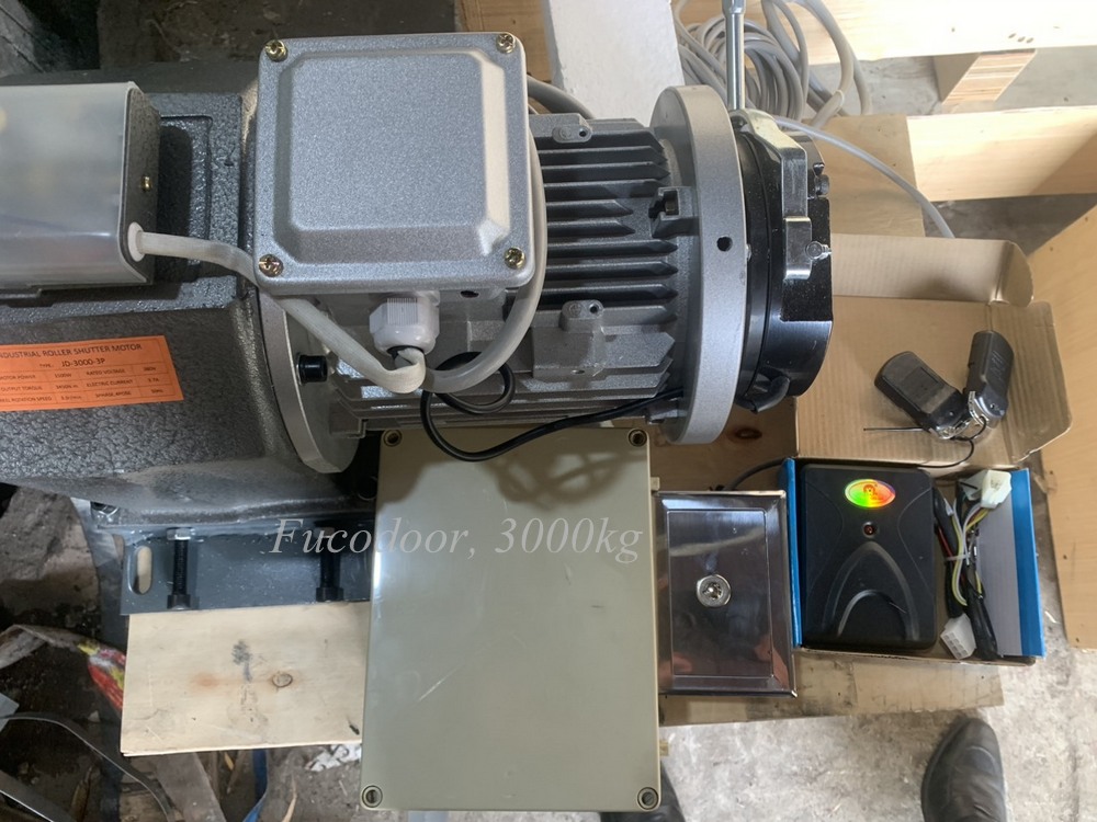 Motor cửa cuốn 3000kg, fucodoor, công suất lớn