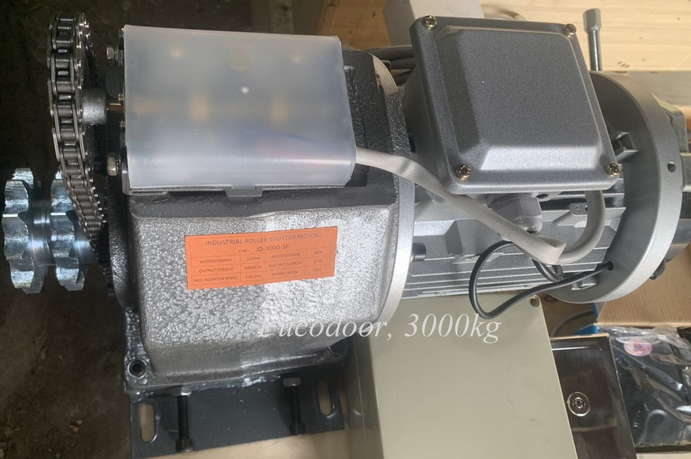 Motor cửa cuốn 3000kg, fucodoor, công suất lớn