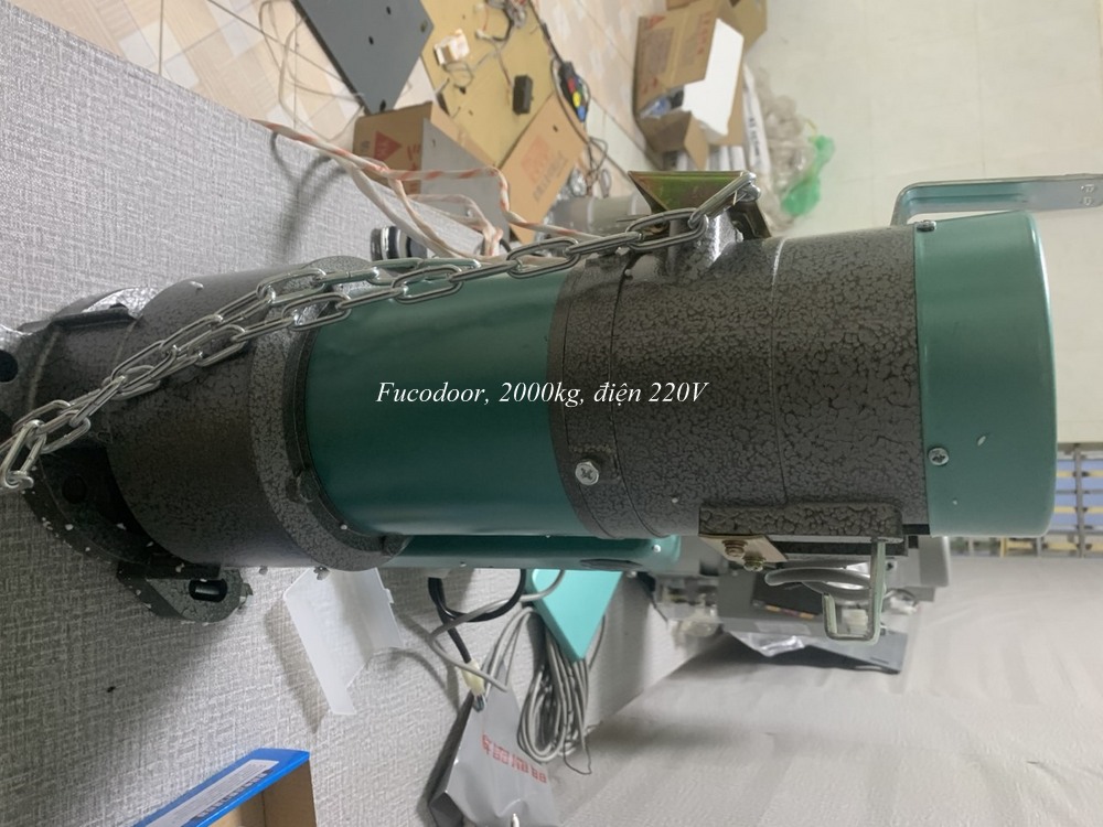 motor cửa cuốn, Báo giá Motor cửa cuốn, motor cửa cuốn công suất lớn 2000kg, điện 1P, cao cấp