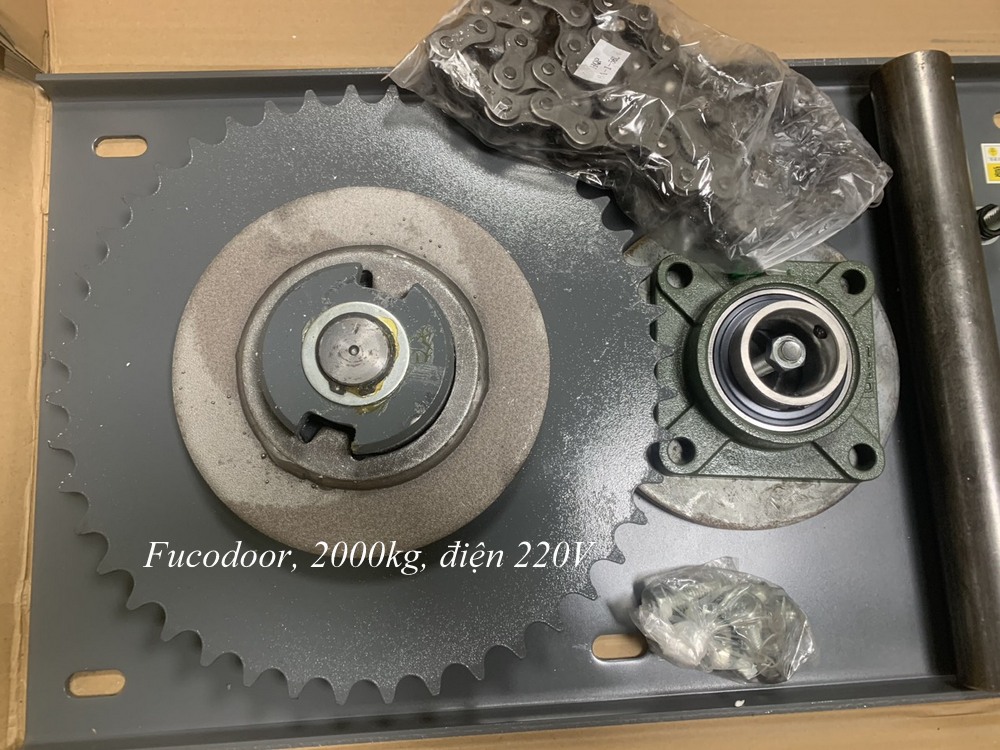 motor cửa cuốn công suất lớn 2000kg, điện 1P