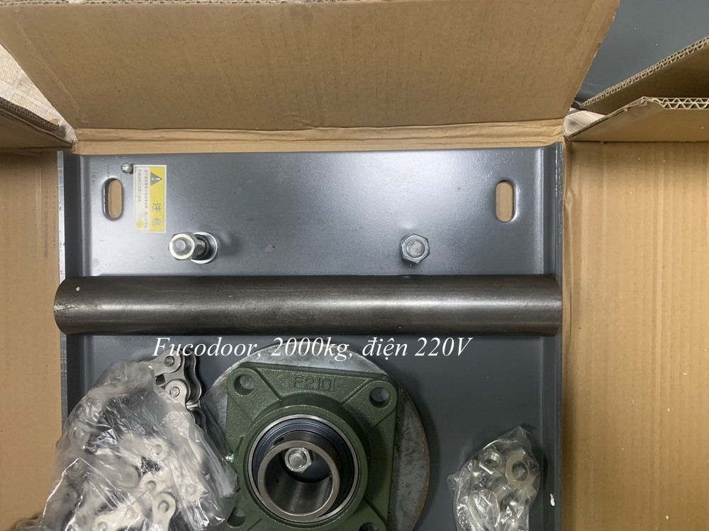Báo giá Motor cửa cuốn, motor cửa cuốn công suất lớn 2000kg, điện 1P