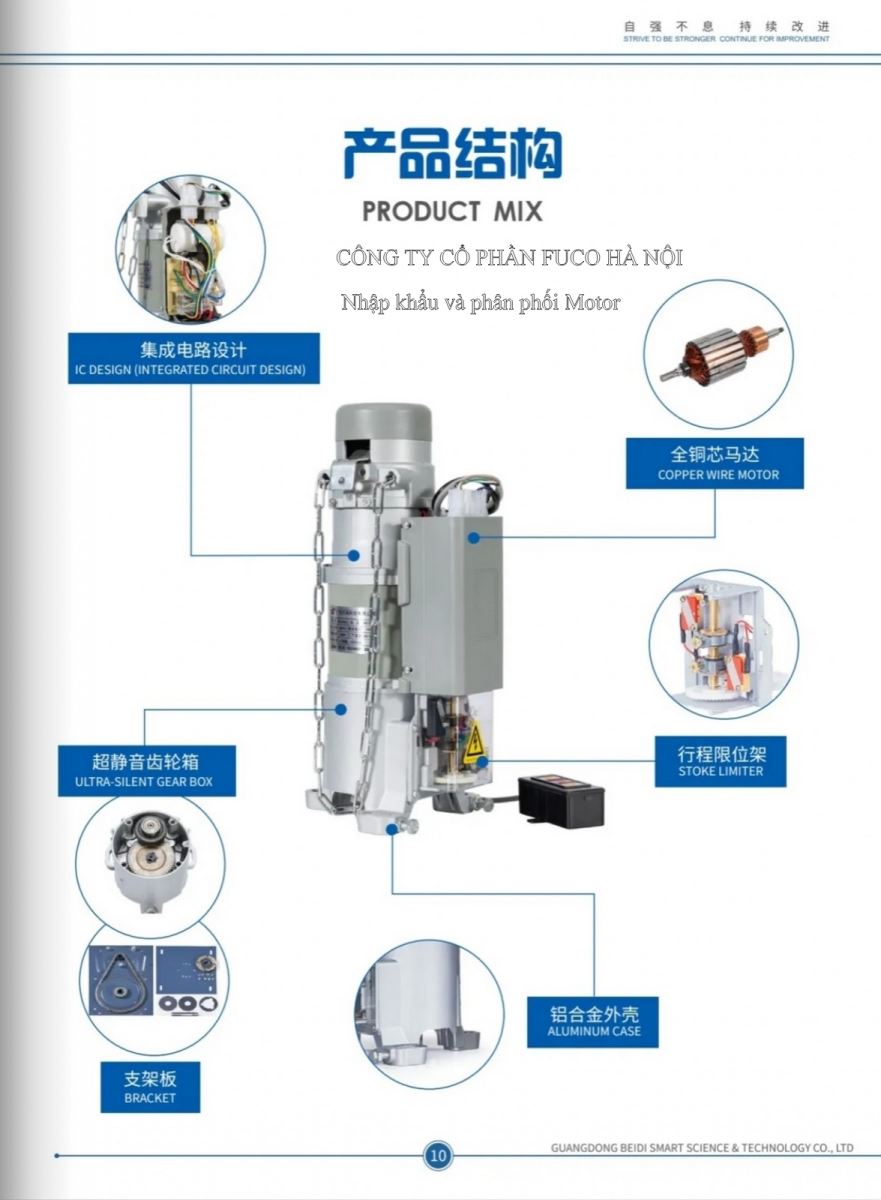 motor cửa cuốn YH Hồng Công, Fucodoor